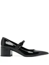 Valentino Vlogo 50 Patent Pump In Nero