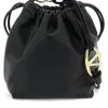 Valentino Sac Vlogo Pouf Bag In Black