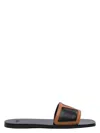 Valentino Viva Superstar Slide Sandal In Nappa Leather In Black