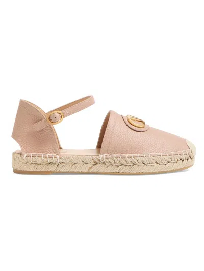 Valentino Garavani 25mm Vlogo Signature Ballet Flats In Neutral