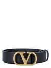 Valentino Vlogo Belt In Nero