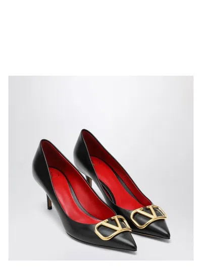 Valentino Garavani Women's Vlogo Signature Dã©colletã© Pumps In Black