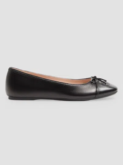 Valentino Garavani Vlogo Signature Ballerina In Nappa 05mm Woman Black 42