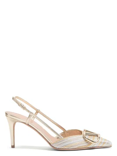 Valentino Garavani Women's Vlogo Signature Leather Slingbacks Pumps