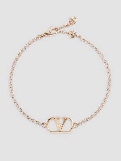 Valentino Garavani Women's Vlogo Signature Metal Bracelet In Gold