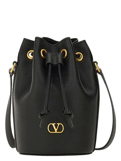 Valentino Garavani Women's Vlogo Signature Mini Bucket Bag In Black