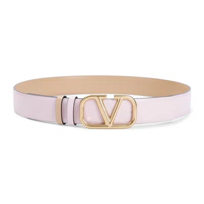 Valentino Garavani Women's Vlogo Signature Reversible Belt In Pink & Purple