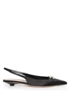 Valentino Vlogo Signature Slingback Pumps In Nero