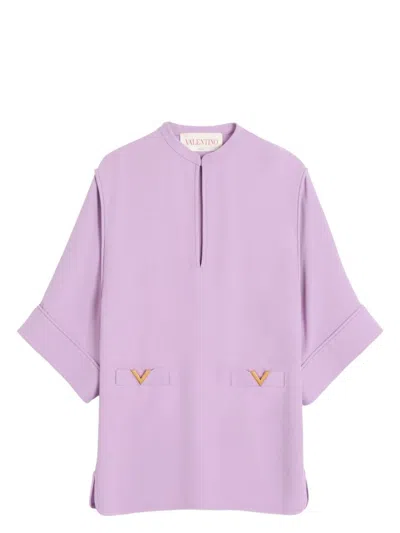 VALENTINO WOMEN'S VLOGO SILK MINI DRESS