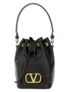 Valentino Vlogo Signature Mini Leather Bucket Bag