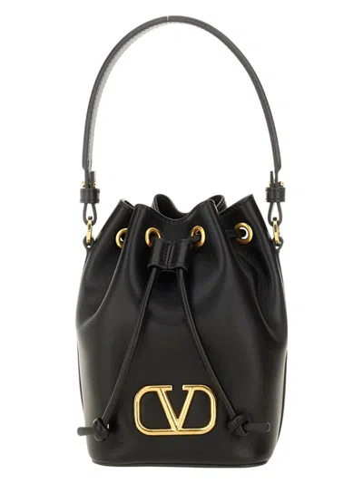 Valentino Garavani Women's Vlogo Singature Mini Bucket Bag In Black