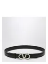 Valentino The Bold Edition Vlogo Belt In Black
