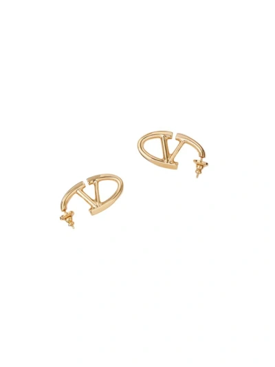 Valentino Garavani Vlogo The Bold Edition Metal Earrings Woman Gold Uni