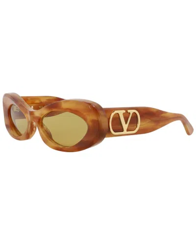 Valentino Women's Vls-178c 57mm Sunglasses In Gray