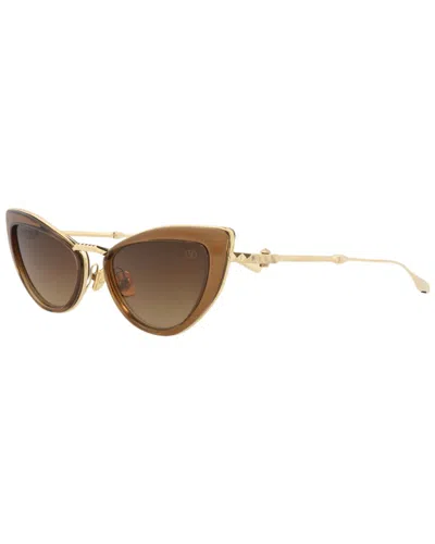 Valentino Women's Vls-102b50 50mm Sunglasses In Brown