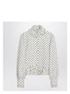 Valentino Garavani Single-breasted Jacket With Black Polka Dots