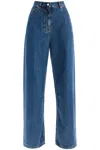 Valentino Wide- Leg Jeans In Blue