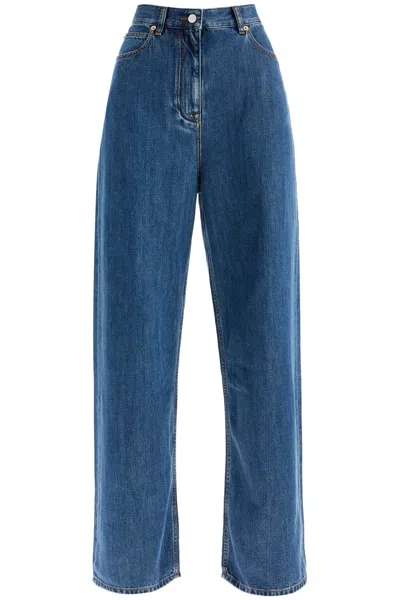VALENTINO WOMEN'S WIDE DENIM JEANS