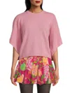 Valentino Women's Wool & Cashmere Top In Light Pink