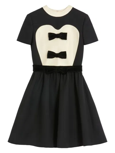 VALENTINO WOMEN'S WOOL AND SILK BLEND MINI DRESS