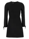 Valentino Garavani Open Back Bow Mini Dress
