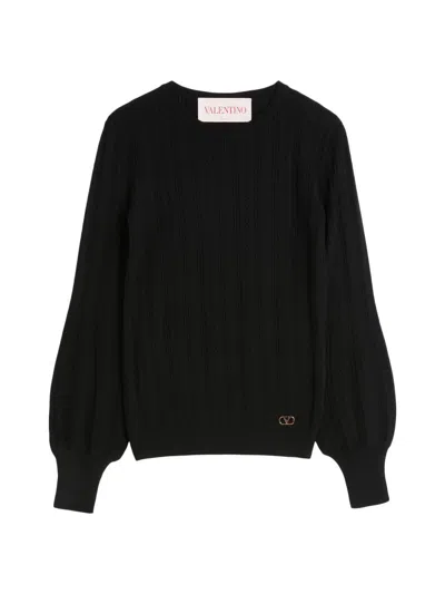 Valentino Women's Wool Sweater In Black