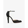Valentino Garavani Hi Dolly Fabric Pumps With 105 Mm Floral Embroidery Woman Black 41