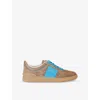 Valentino Upvillage Suede Sneakers In Blue Other