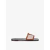 Valentino Garavani Superstar Slide Slipper With Vlogo Detail And Premium Materials In Brown/oth