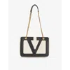 Valentino Butter White Viva Superstar Small Shopping Bag In Butter White/nero