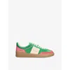 Valentino Upvillage Low Top Sneakers In Green Comb