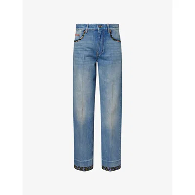 Valentino Woman Blue Jeans