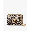 Valentino Garavani Vain Small Cow-print Leather And Calf-hair Shoulder Bag