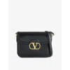 Valentino Vlogo 9to5 Leather Shoulder Bag In Black