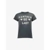Valentino Womens Nero Betulla Printed Short-sleeves Cotton-jersey T-shirt In Gray