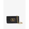 Valentino Small Clutch Vain In Black