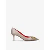 Valentino Womens  Garavani Vlogo Signature 60 Leather Pumps In Pale Pink