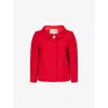 Valentino Womens Paris Heart-button Relaxed-fit Wool And Silk Jacket