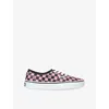 Valentino X Vans Vlogo Checkerboard Canvas Sneakers In Pink