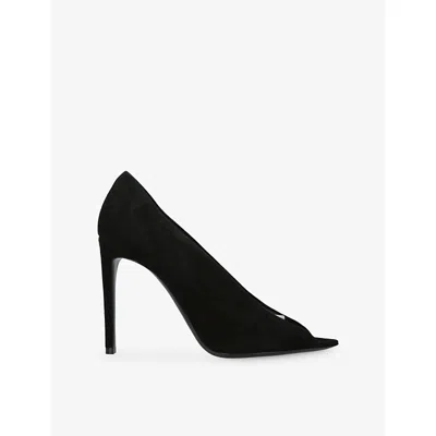 Valentino Garavani Womens Révélé 105 Suede Pumps Blk/other Eur 41 / 8 Uk