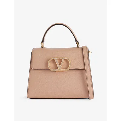 Valentino Garavani Womens Rose Cannelle/vintage Vsling Leather Top-handle Bag