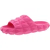 Valentino Roman Stud Turtle Slide Sandals In Pink