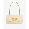 Valentino 'vain' Shoulder Bag Adjustable Strap In Nude
