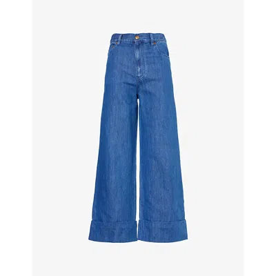 Valentino Lightweight Denim Jeans In Blue