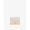 Valentino Womens Light Ivory Vlogo Signature Grainy Leather Compact Wallet In Light Ivory