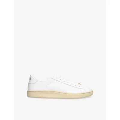 VALENTINO GARAVANI WOMENS WHITE/COMB ROYCO LOW-TOP LEATHER TRAINERS EUR 39 / 6 UK