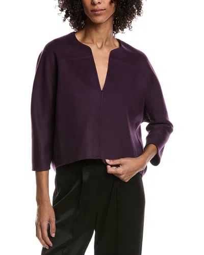 VALENTINO VALENTINO WOOL & CASHMERE-BLEND POPOVER TOP