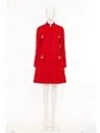 Valentino Wool And Cashmere Coat In Red