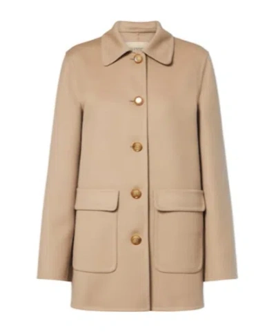 Valentino Wool And Cashmere Jacket In Nude