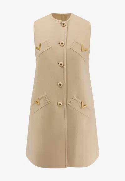 VALENTINO WOOL AND CASHMERE MINI DRESS